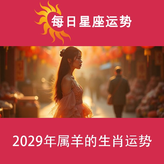 2029年属羊的生肖运势