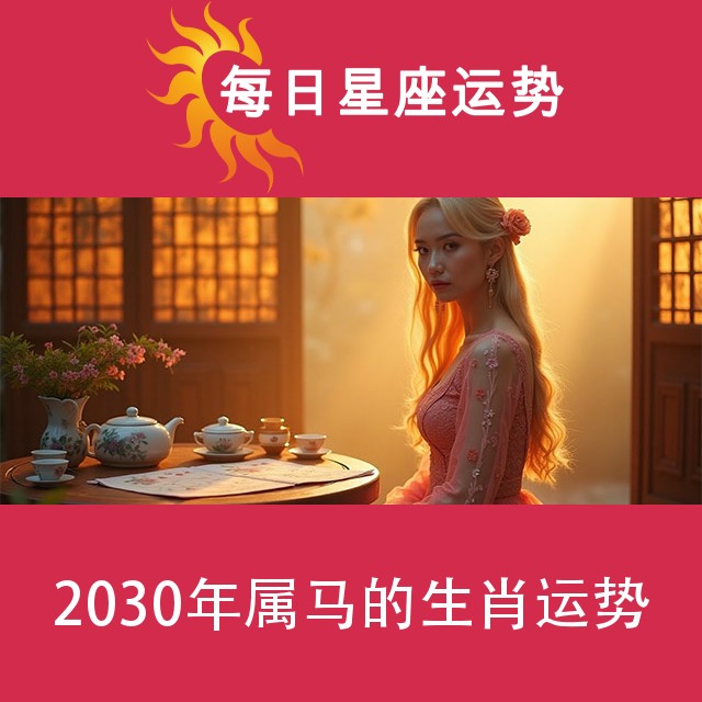 2030年属马的生肖运势