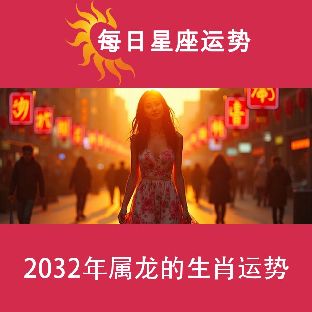 2032年属龙的生肖运势