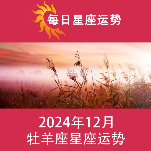 牡羊座 2024年12星座月运