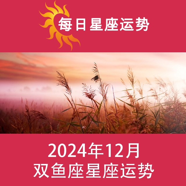 双鱼座 2024年12星座月运