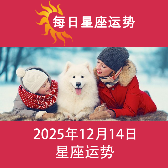 2025年12月14日 的每日星座运势预测